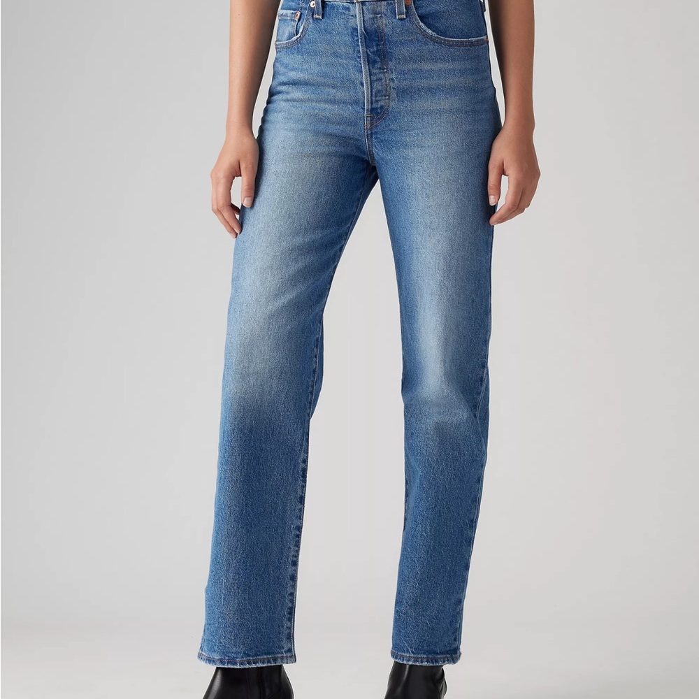 LEVIS Ribcage Straight Ankle Jeans
